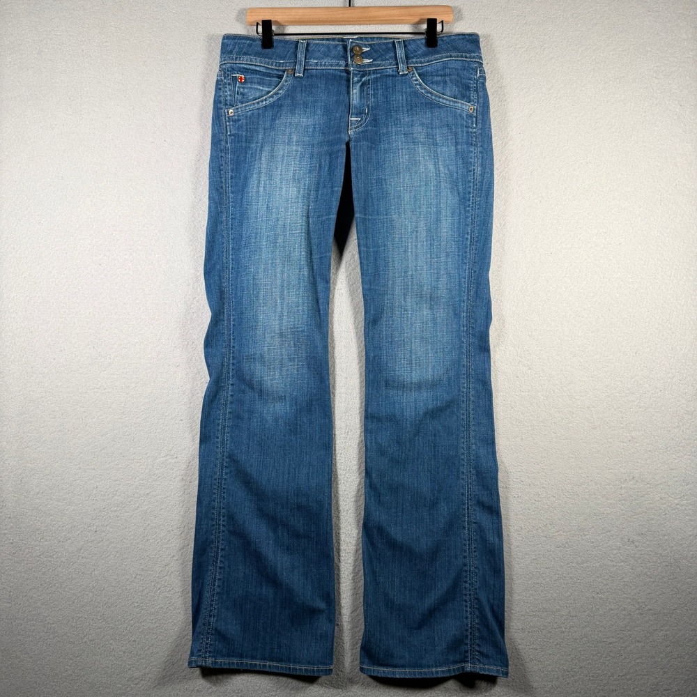 Hudson Low Rise Bootcut Jeans Medium Wash Blue W170DIX Size 31 Trendy